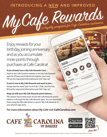 MyCafe Rewards Poster