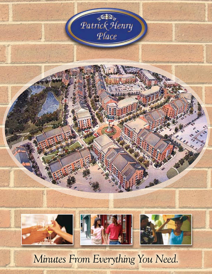 Centex Homes Patrick Henry Place Neighborhood Flyer Print Side 1