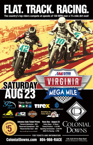 2014 Virginia Mega Mile Poster